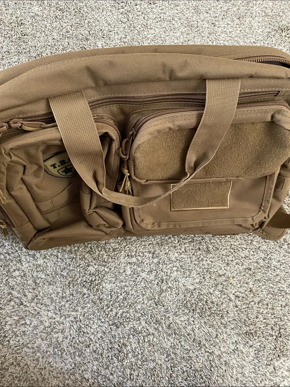 T.B.G Tactical Messenger Bag in Tan